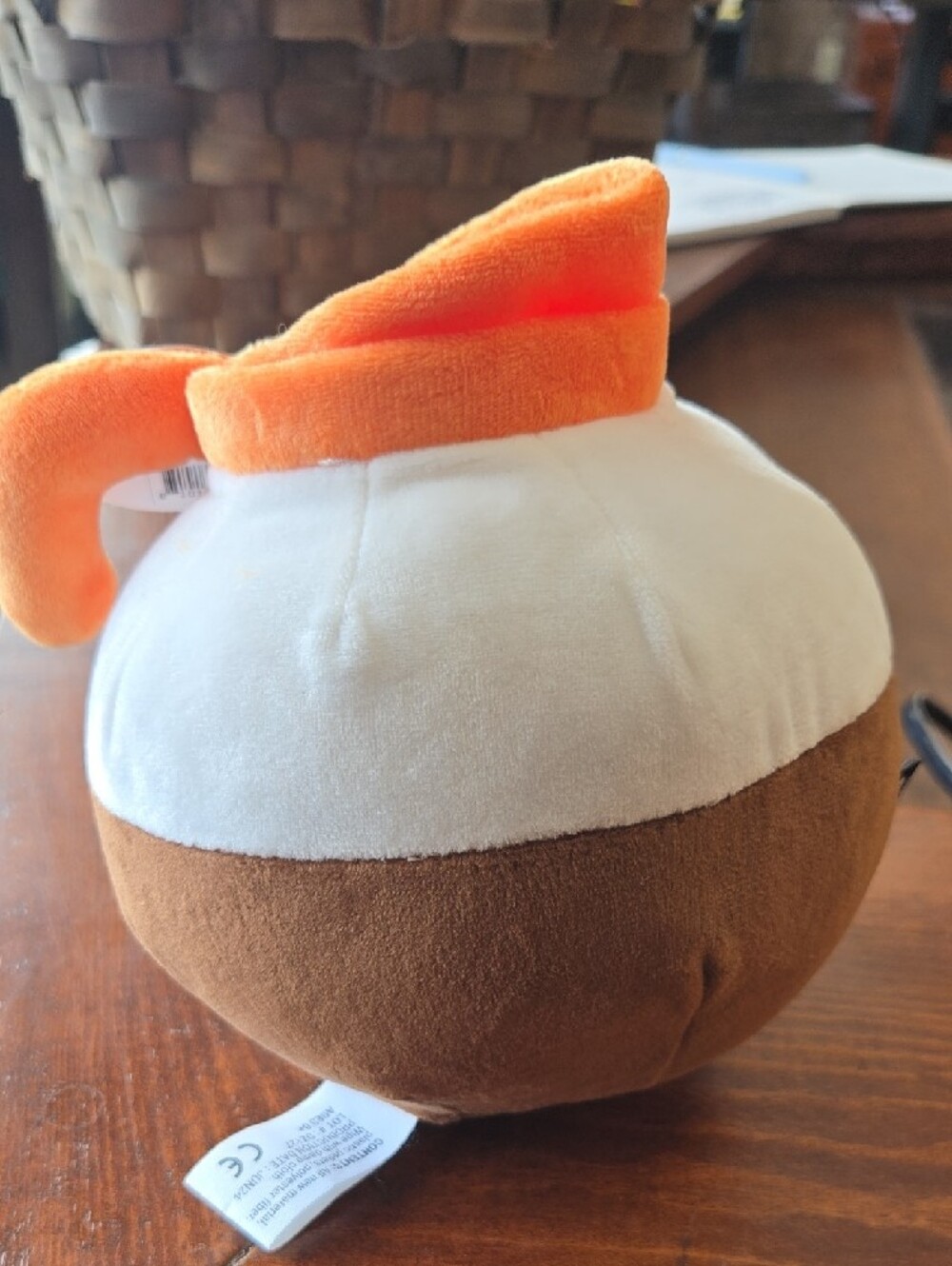Pot Head Plush Toy - Orange, White, Brown - Picture 4 of 6